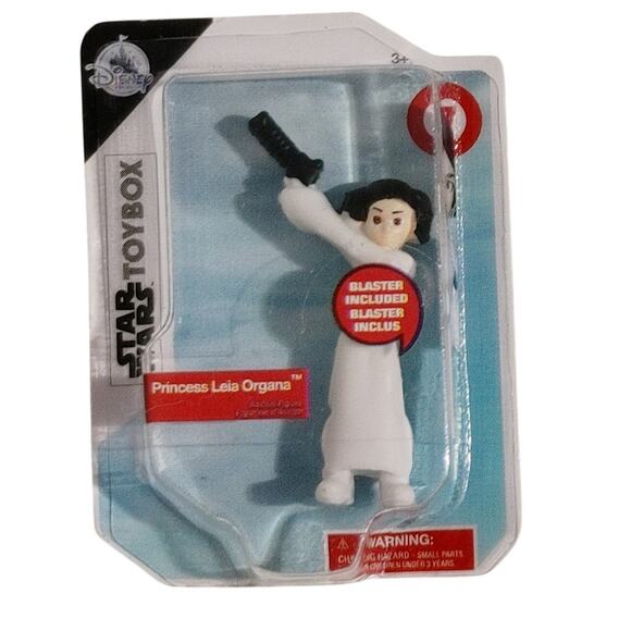 Disney Star Wars Toy Box Princess Leia Organa Figurine Mini Action Figure NEW - Picture 1 of 2
